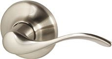 KWIKSET BALBOA PASSAGE LEVER, SATIN NICKEL Kwikset 200BL 15 6AL RCS