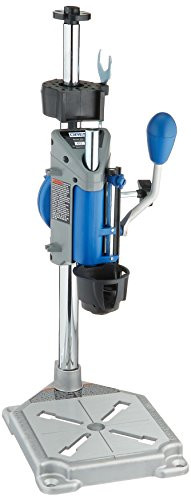 Dremel DRE220-01 Drill Press Rotary Tool Workstation Stand with Wrench- - Mini Portable Drill Press- Tool Holder- 2 inch Drill Depth- Ideal for Drilling Perpendicular and Angled Holes- Table Top Drill