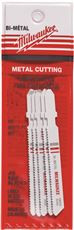 MILWAUKEE JIG SAW BLADE BI-METAL 4 IN. LENGTH 10 TPI T-SHANK, 5 PER PACK MILWAUKEE ELECTRIC TOOL 48-42-5311