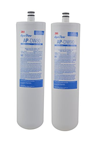 3M AP-DW80/90Under Sink Dedicated Faucet Replacement Water Filter Cartridge for the AP-DWS100
