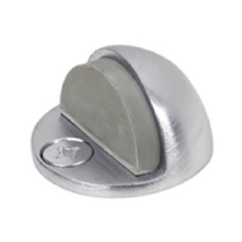 TELL MANUFACTURING 3559971  Low Style Floor Stop, Satin Chrome Cast