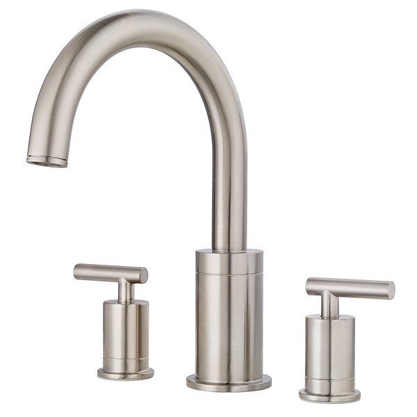 Pfister RT6-5NCK Contempra 2-Handle Roman Tub Trim, less Hub & Handles, Brushed Nickel