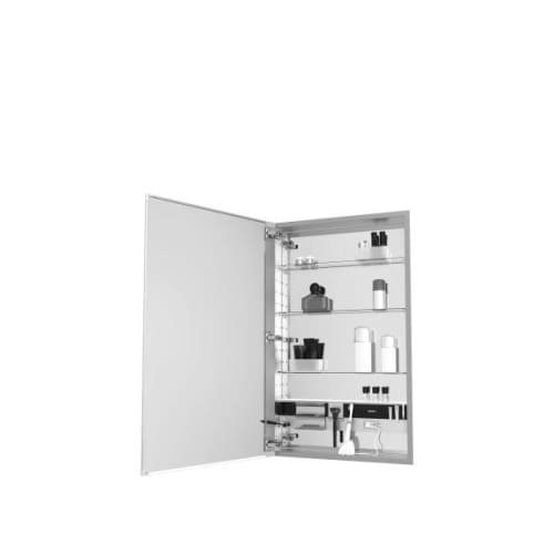 Robern MC2040D6FBRE4 MC2040D6 M Series 19-1/4"W x 39-3/8"H Decorative Cabinet with Tinted Gray, Beveled Edge
