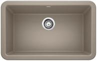 Blanco 401777  Ikon Silgranit 30" Single Bowl Apron Front Sink, Truffle