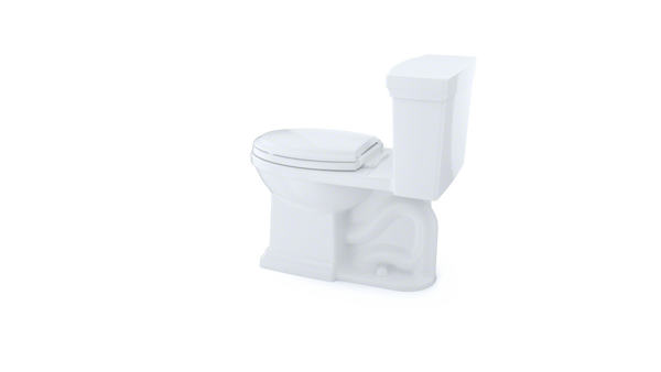 Toto MS814224CEFG#12 MS814224CEFG#03 Promenade II One-Piece Elongated 1.28 GPF Universal Height Toilet with CeFiONtect, Bone