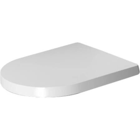 Duravit 20110000 00 - Seat and cover Compact ME by STARCK white, hinges ss, w/o automatic
