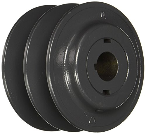 Browning 2VP42X7/8 Variable Pitch Sheave, 2 Groove, Finished Bore, Cast Iron Sheave, for 3L, 4L or A, 5L or B Section Belt