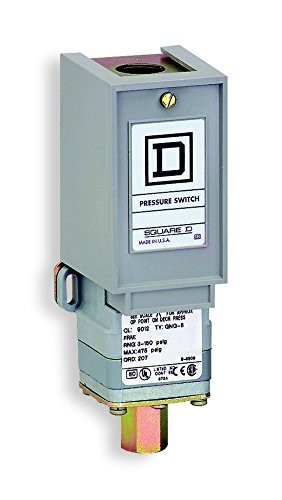 SCHNEIDER ELECTRIC 9012GNG5 Square D 9012GN Industrial Single-Stage Diaphragm-Actuated Pressure Switch, 3-150 psi Press. Range, NEMA 1 Enc., 1/4"-18 NPTF Press. Connection, SPDT Contacts