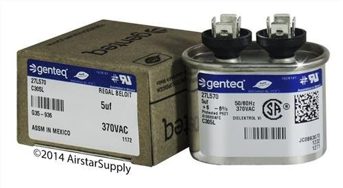 Lennox 22W78 5MFD CAPACITOR 370V 5MFD CAPACITOR 370V