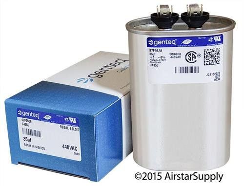 MARS 12943 35MFD 440V Oval Run Capacitor 35MFD 440V Oval Run Capacitor