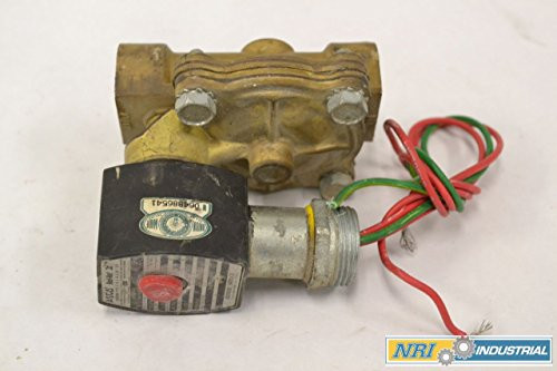 ASCO EF8210G3 RED HAT 2 WAY 250PSI 120/110V-AC 3/4 IN NPT SOLENOID VALVE B314741