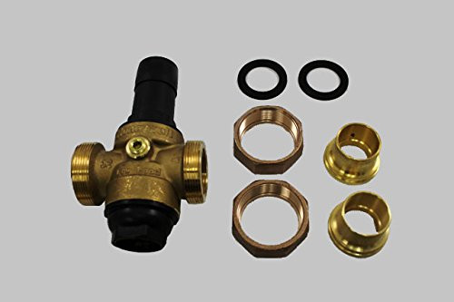 Honeywell DS06-103-DUS-LF Dialset Female NPT Double Union Regulator, Sweat PRV, 1 1/4"