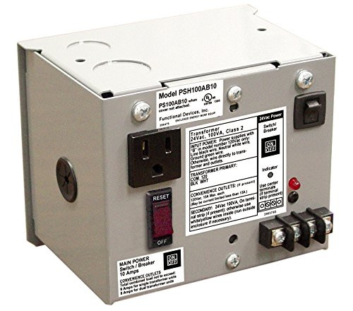 Functional Devices PSH40A 120-24V 40VA Enlosed Pwr Sply