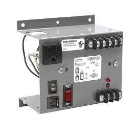 Functional Devices PSB100AB10 PWR SUPPLY,100VA,120 -24VAC,CLASS 2 W/10A BREAKER