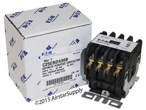 EATON C25END430B Cutler Hammer- 4P 30A 240V CONTACTOR