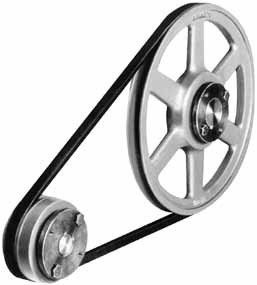 Browning BK60H Bushed Classical Gripbelt Sheave, 4L or A, 5L or B Belt, 1 Groove, Uses H Bushing