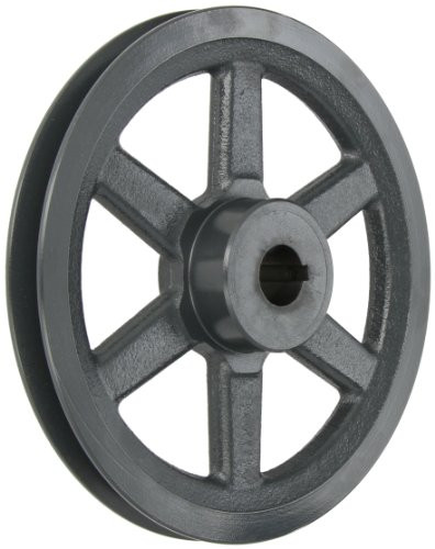 Browning BK90X1 Finished Bore Sheave, 1" Bore, Uses A, B Belt, 1 Groove