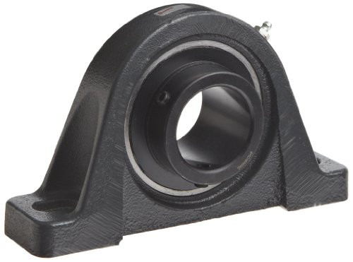 Browning VPS-331 AH Pillow Block Ball Bearing, 2 Bolt, Air Handling Duty, Setscrew Lock, Contact and Flinger Seal, Cast Iron, Inch, 1-15/16" Bore, 2-1/2" Base To Center Height