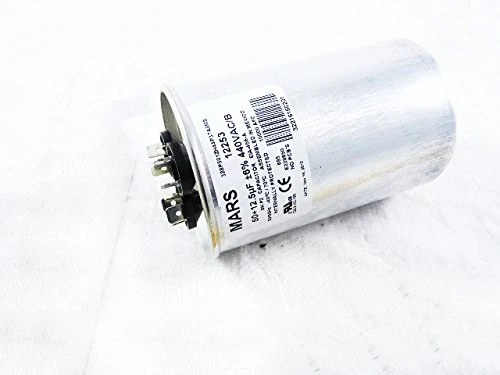 MARS 12253 Motor Dual Run Capacitor Round 50 + 12.5 uf MFD 440 Volt VAC