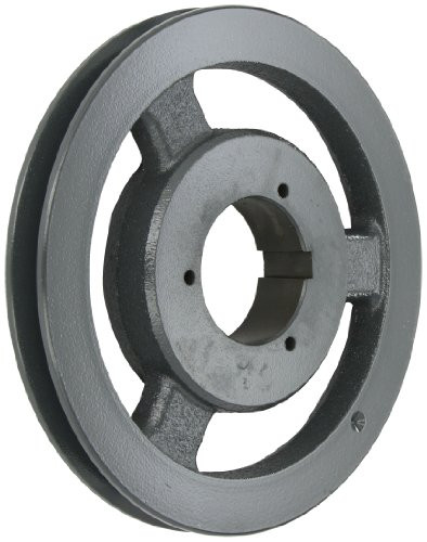 Browning 1B5V90 Split Taper Sheave, Cast Iron, 1 Groove, A, B or 5V Belt, Uses B Bushing