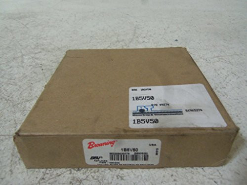 Browning 1B5V50 Split Taper Sheave, Cast Iron, 1 Groove, A, B or 5V Belt, Uses B Bushing
