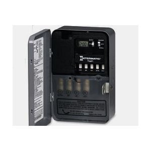 Intermatic ET1725C 7-Day 30-Amps 2XSPST OR DPST Electronic Time Switch, Clock Voltage 120-Volt - 277-Volt NEMA 1