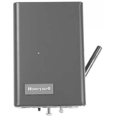 Honeywell L8148E1265 Aquastat Relay with Remote Bulb - Cover off - 6 inch - /U L8148E-c1