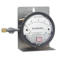 Dwyer Instruments 2001AV Dwyer Magnehelic Series 2000 Differential Pressure Gauge, Range 0-1"WC & 0-4000 fpm