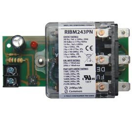 Functional Devices RIBM243PN 24VAC/DC 30A 3PDT Trck Mnt Rly