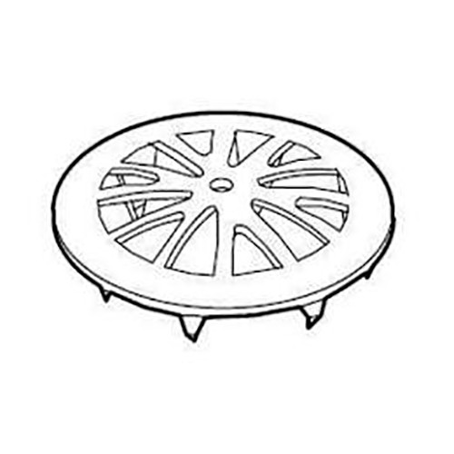 Pfister 972-700A  19 Series Bathtub Drain 6 Prong Strainer, Chrome
