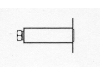 Johnson Controls T-800-1603 Bulb Flanges, With 7/16 in. compression nut, Single Hub