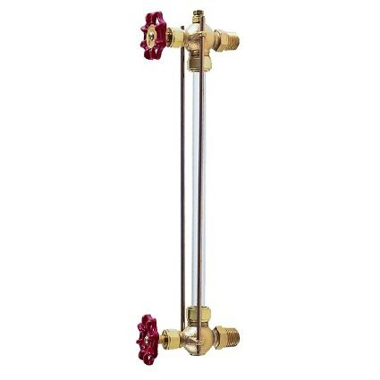 CONBRACO 20-250-00 1/2" Heavy Pattern Bronze Water Gauge, 5/8" x 12", Aluminum