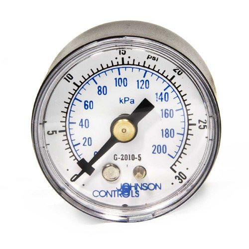 Johnson Controls G-2010-23 "2""AirGauge 0-100# 1/8""CtrBack"