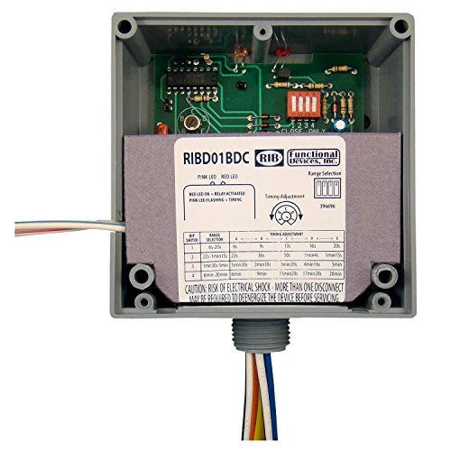 Functional Devices RIBD01BDC TIMED DELAYED RELAY 120 VOLT 20 AMP SPDT