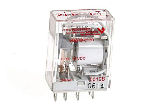 Veris Industries VMD1B-C24A 24V 20A SPDT Socket/DIN Relay