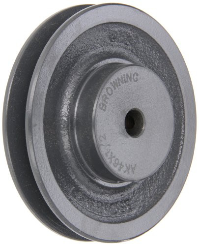 Browning AK46X1 /2 Finished Bore Sheave, 1/2" Bore, Uses 3L, A Belt, 1 Groove