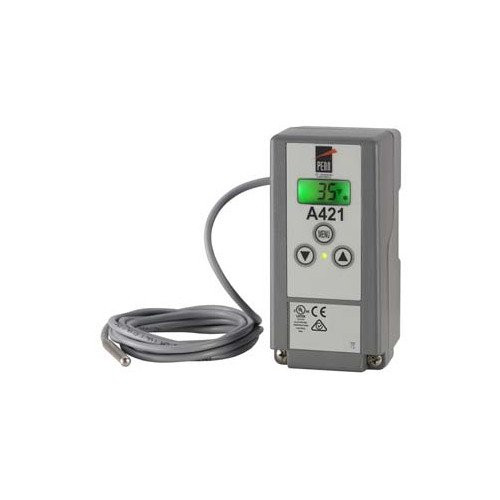 Johnson Controls A421GEF-01C Single Stage Digital Temperature Control with 9-7/8 inch Leads (24v-SPDT)