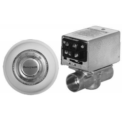 Honeywell V8043G1125 Zone Valve Builder pack with T87K thermostat - /U Y496B-c6