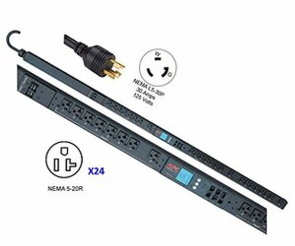 シュナイダーエレクトリック AP8632 Rack PDU 2G、Metered-by-Outlet