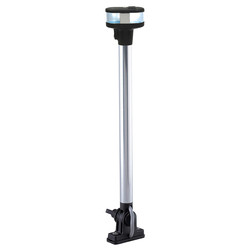 Perko Folding Masthead Light Vertical Combo Mast/All-Round 12-13/16 High Sail or Power
