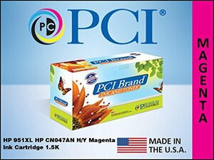 PCI Brand Remanufactured Ink Cartridge Replacement for HP 951XL CN047AN Magenta Ink Cartridge 1.5K Yield