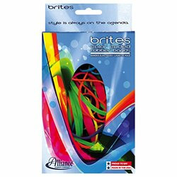 Alliance Rubber 07706 Non-Latex Brites File Bands, Colored Elastic Bands, 1.5 oz Pic Pac Dispenser (Assorted Bright Colors and Sizes) (Tw? P?ck, Blue/Orange/Yellow/Lime/Purple/Pink)