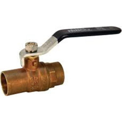 NIBCO SFP600ALF12 1/2 in Lead-Free Brass Solder Two-Piece Full Port Ball Valve