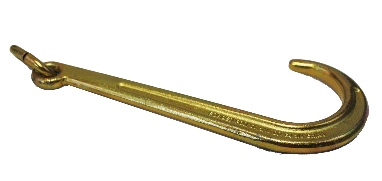 Mytee Products 15 Inch J Hook Heavy Duty Grade G70 Tow Axle Strap