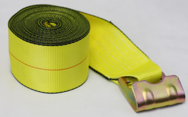 3 in. x 30 ft. Winch Strap with Flat Hook