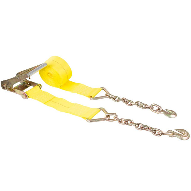 2 in. x 30 ft. Ratchet Strap with Chain Anchor