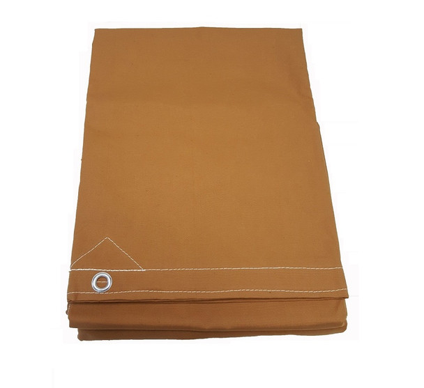 Canvas Tarp 12oz heavy Duty Water Resistant Tan