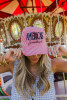 America's Sweetheart Striped Trucker Hat