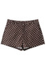 Brown Dixie Dot Shorts