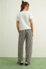 Black Gidget Gingham Pant